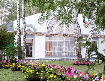 Оригинальные павильоны в Новомосковске